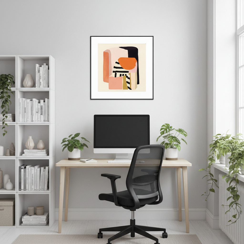 Mockup mediano cuadrado