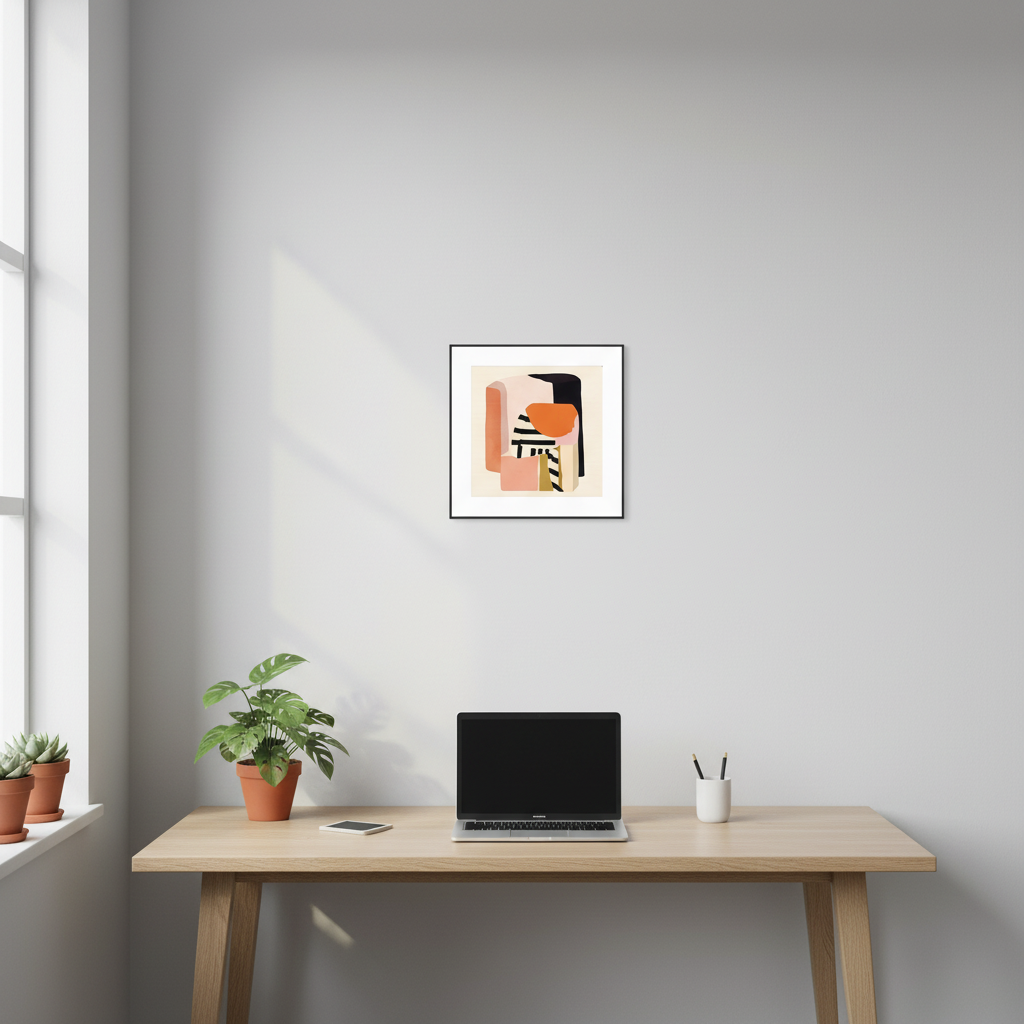 Mockup pequeño cuadrado