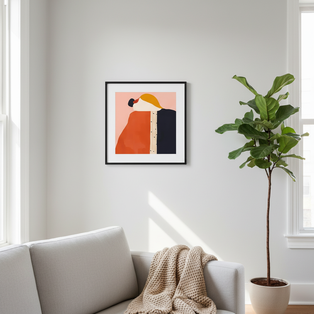 Mockup pequeño cuadrado