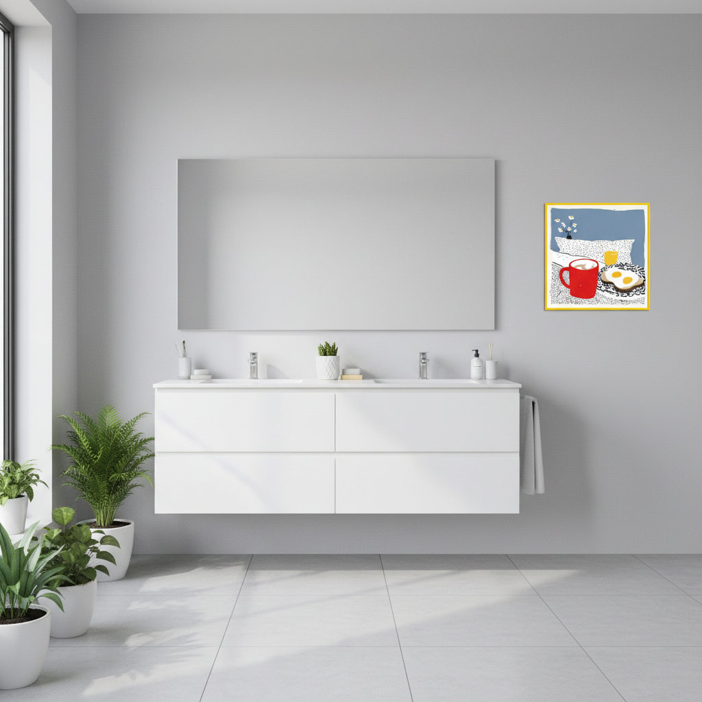 Mockup pequeño cuadrado